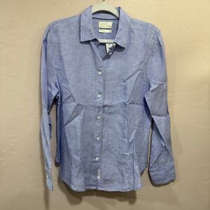 New J.Crew Baird McNutt Irish linen Shirt size 6